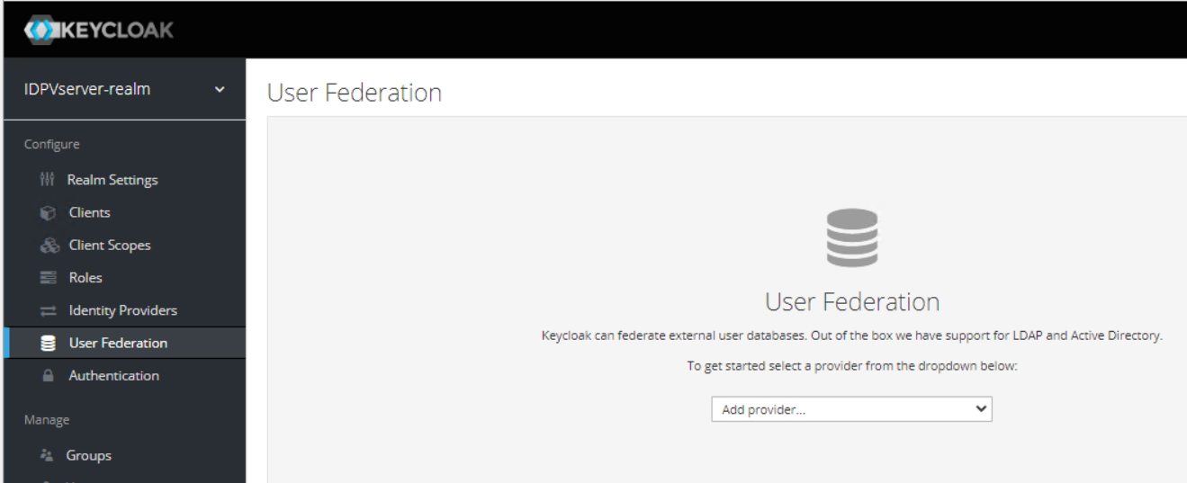 User Federation