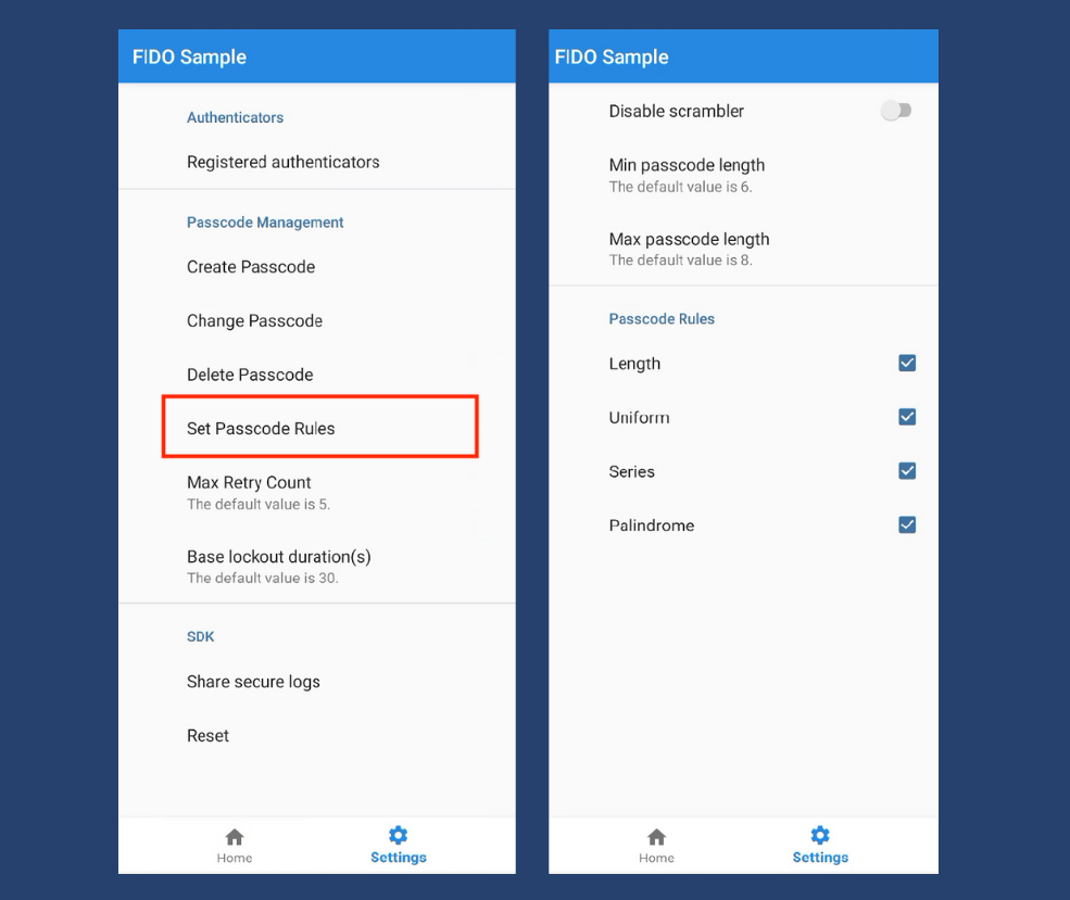 Configuring Security Policies Configuring Security Policies