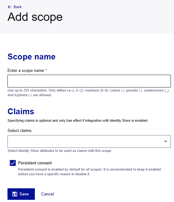 Add scope