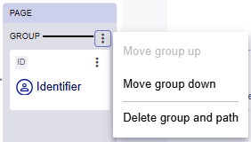Group menu