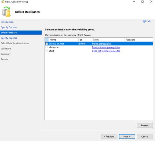Selecting Databases Selecting Databases