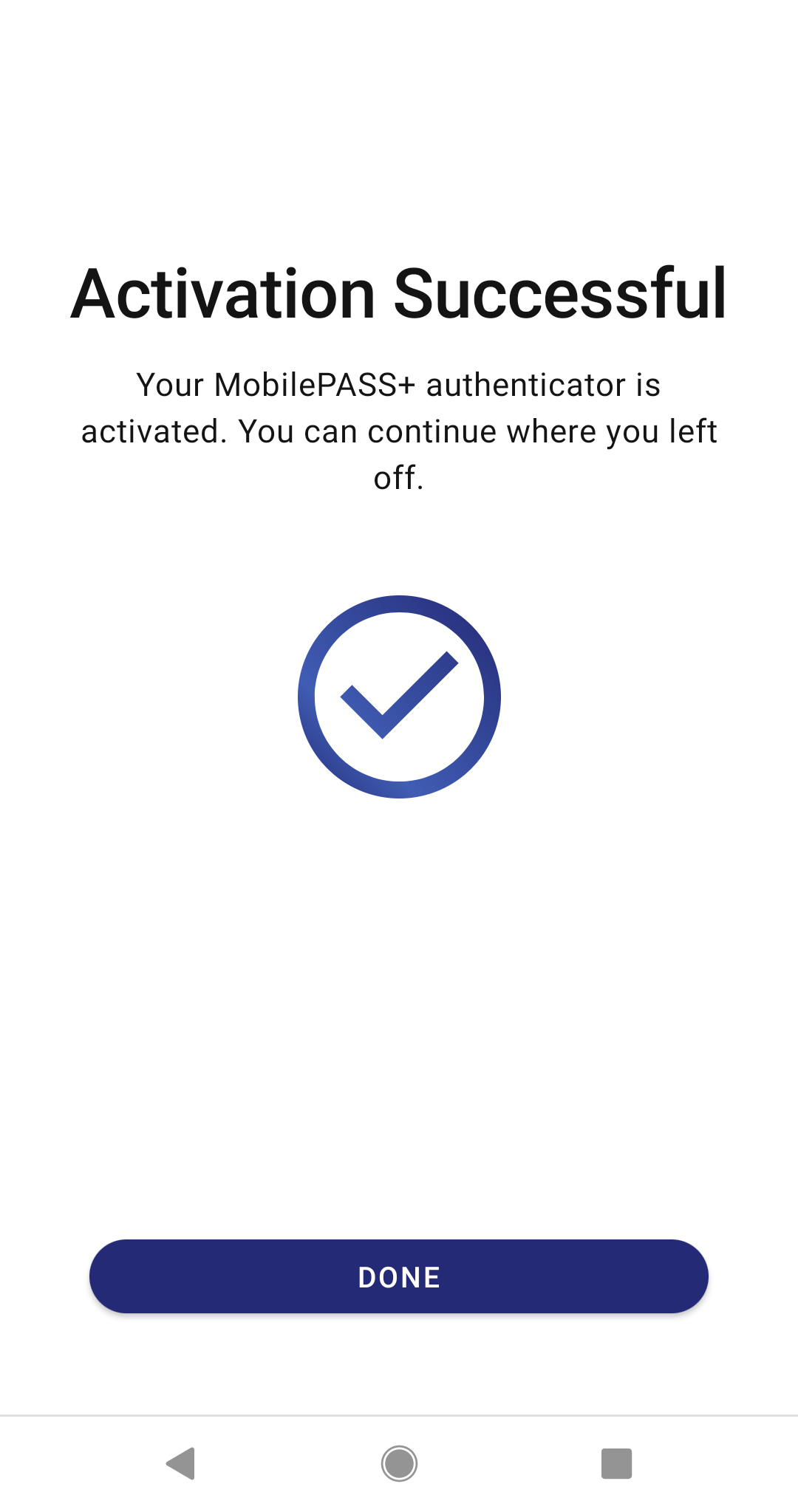 Activation Successful Activation Successful