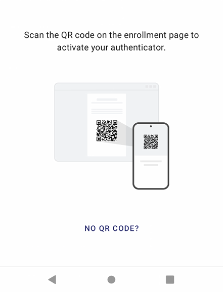 No qr code