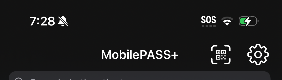 Settings menu