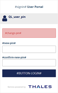 New PIN