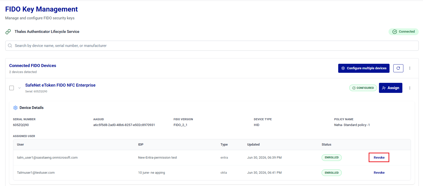 ThalesAuthenticatorLifecycleManager