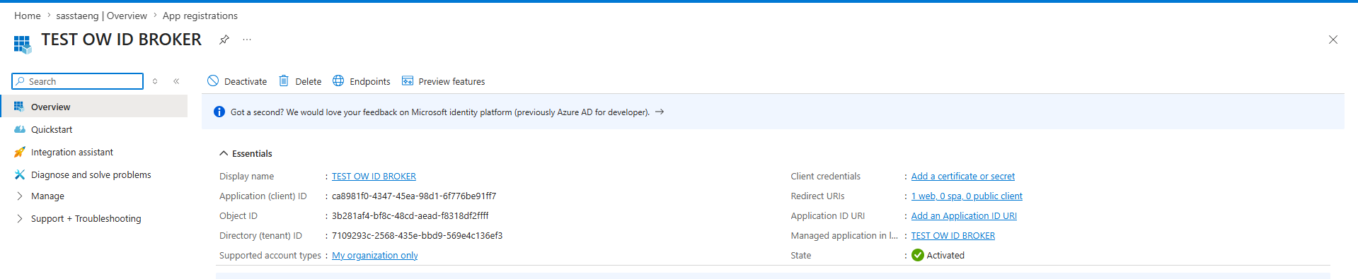 External IDP and Identity Broker setup