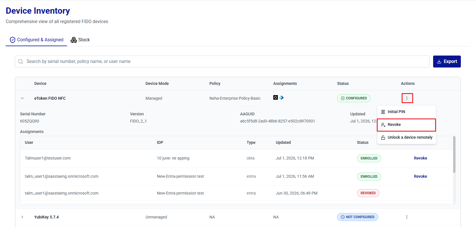 ThalesAuthenticatorLifecycleManager