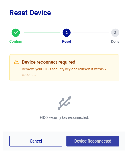 click to zoom Self-service FIDO device operations
